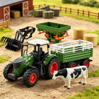 Peagprav Juguetes de Granja Tractor con Remolque - Juego de Tractor...