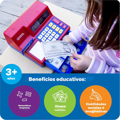 Learning Resources Pretend &amp; PlayCalculadora y caja reistradora...