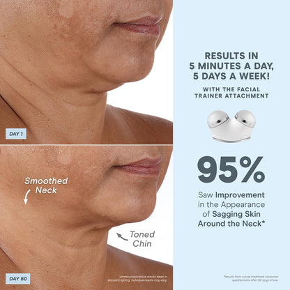 NuFACE Trinity+ Dispositivo Facial de Microcorriente, Reductor de A...