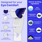 Compresa Térmica Autocalentable para Ojos Secos, Máscara de Vapor p...