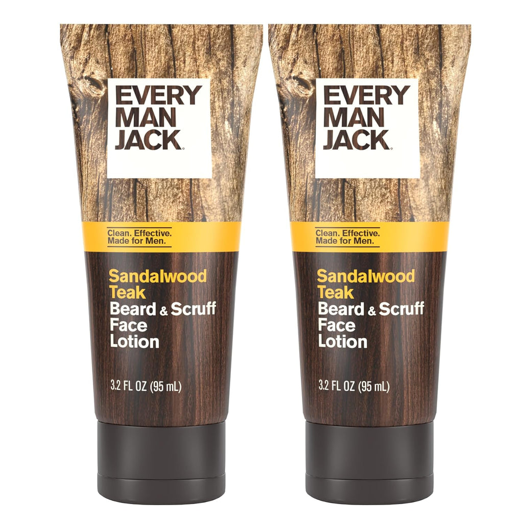 Every Man Jack Loción de recuperación para barba + cara, hidrata al...