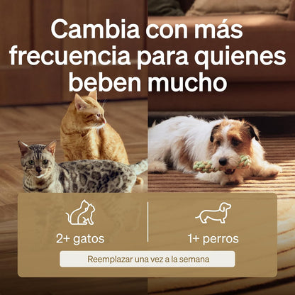 PETLIBRO Dockstream - Filtros de fuente de agua para gatos, paquete...
