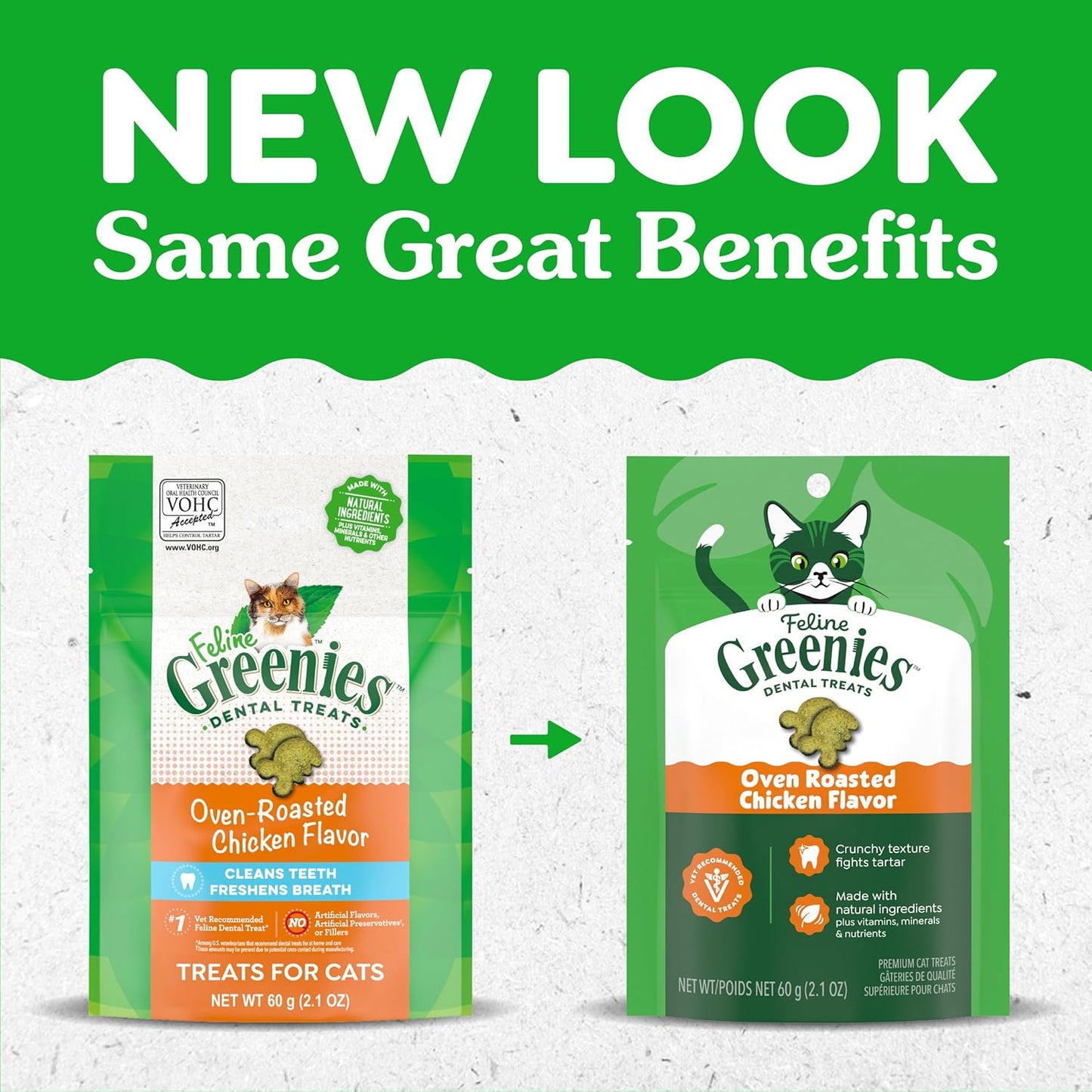 Greenies Golosinas dentales naturales para gatos adultos recomendad...
