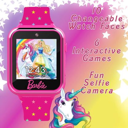 Barbie - Reloj inteligente para niños, pantalla táctil interactiva...