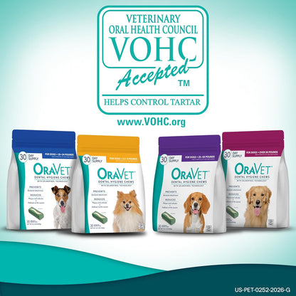 OraVet Masticables Dentales para Perros, Masticables para Cuidado O...