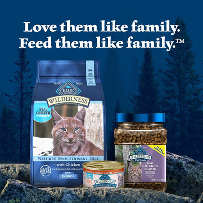 Blue Buffalo Wilderness - Alimento seco natural para gatos adultos...