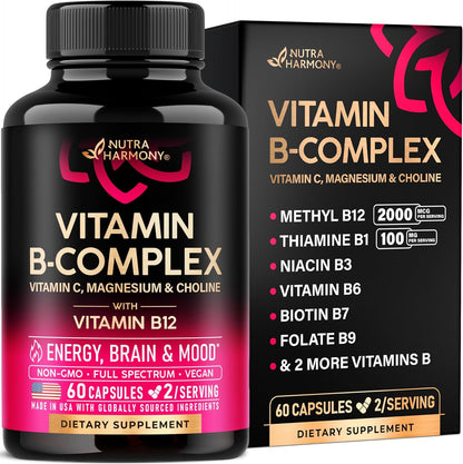 Complejo de vitamina B para hombres y mujeres \u2013 Riboflavina B2...