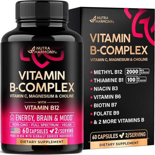 Complejo de vitamina B para hombres y mujeres \u2013 Riboflavina B2...