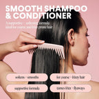 MONDAY HAIRCARE Smooth Shampoo + Acondicionador Juego de baño para...