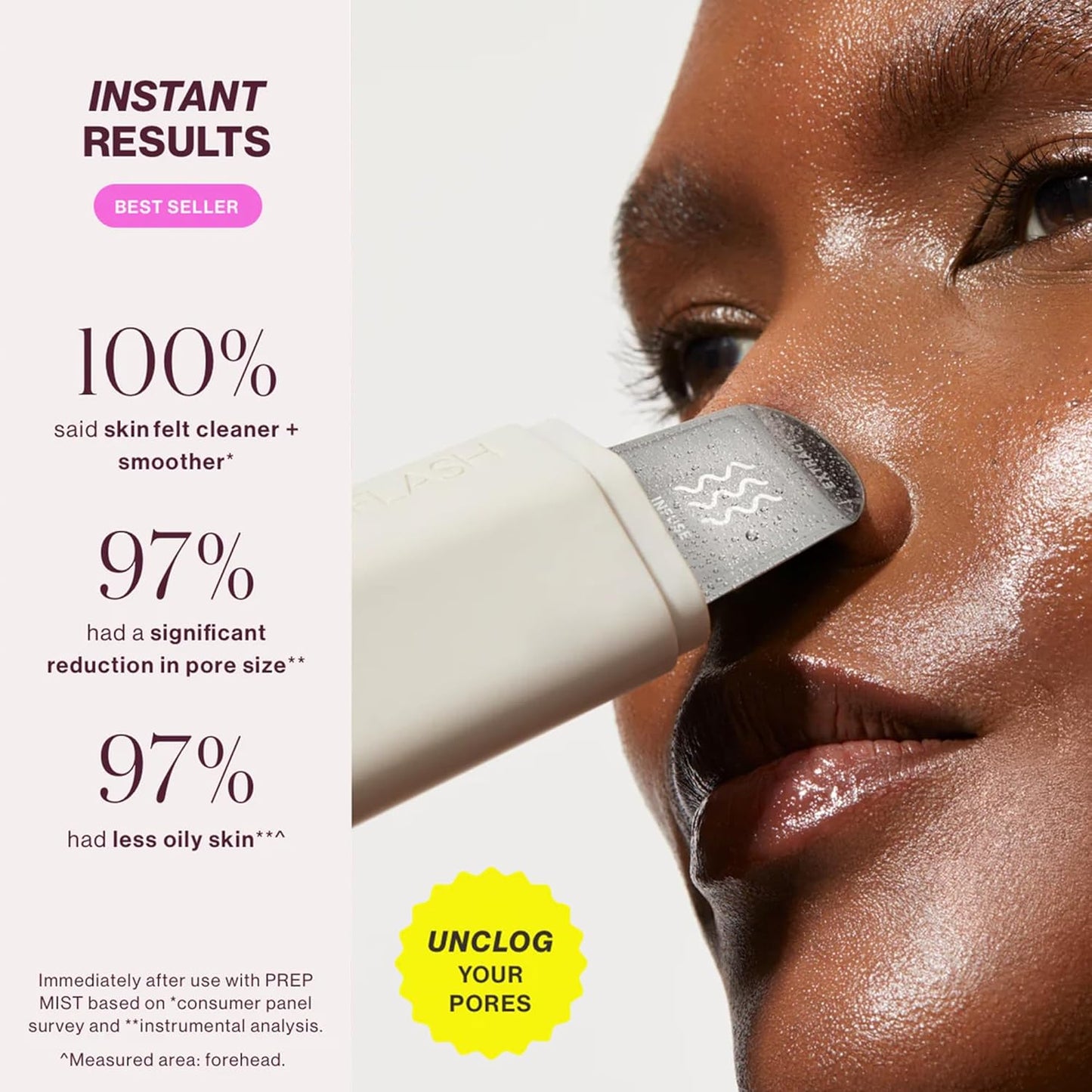 DERMAFLASH DERMAPORE+ Dispositivo de cuidado de la piel, extractor...