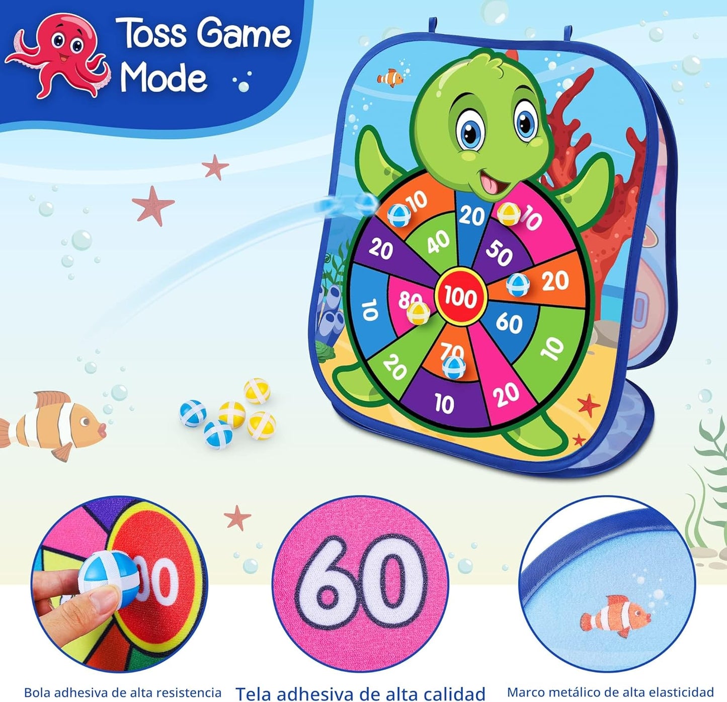 Juego de lanzamiento de bolsas de frijoles de animales, juego de la...