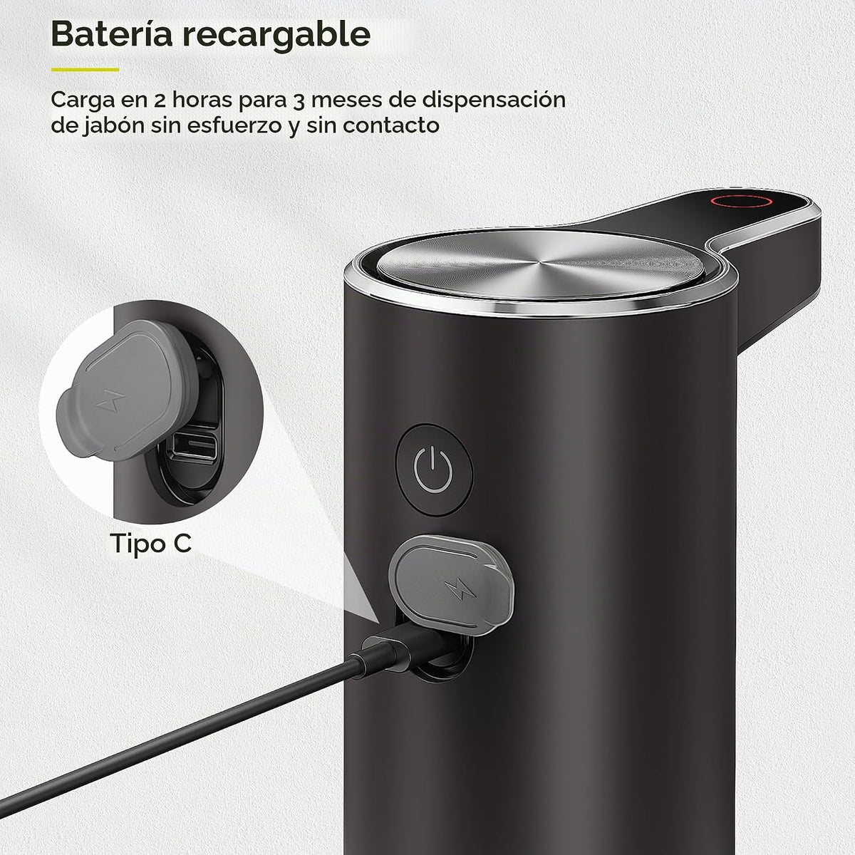 EKO Dispensador de jabón automático sin contacto Aroma para baño y...