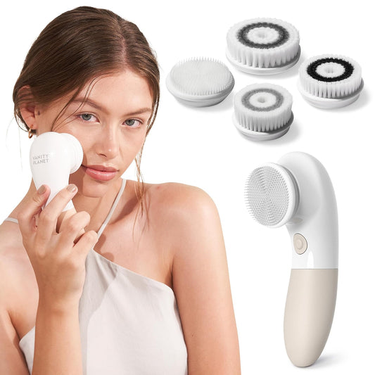 Vanity Planet Raedia Cepillo de limpieza facial \u2013 Cepillo eléc...