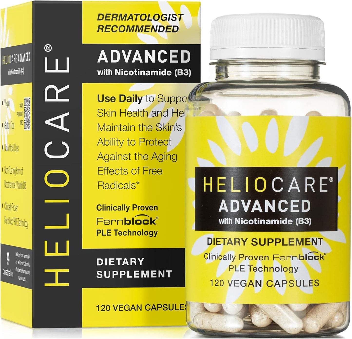 Heliocare Suplemento Avanzado de Niacina B3: Extracto Fernblock PLE...