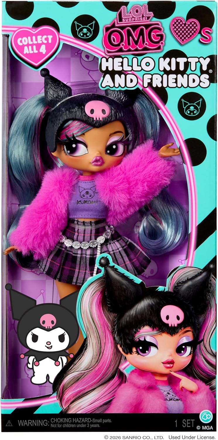 LOL Surprise OMG ama a Hello Kitty y sus amigos - Kuromi - Muñeca d...