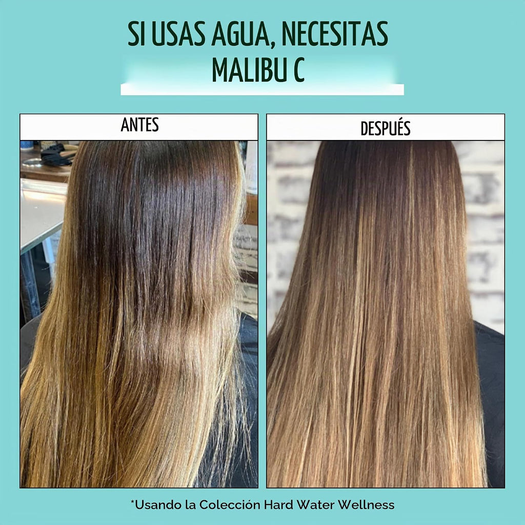 Malibu C Hard Water Wellness Remediy - Paquetes de champú de agua d...