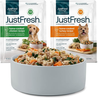 JustFoodForDogs JustFresh - Alimento húmedo para perros, comidas fr...