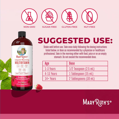 Multivitamínico para mujeres, hombres y niños, vitaminas líquidas d...