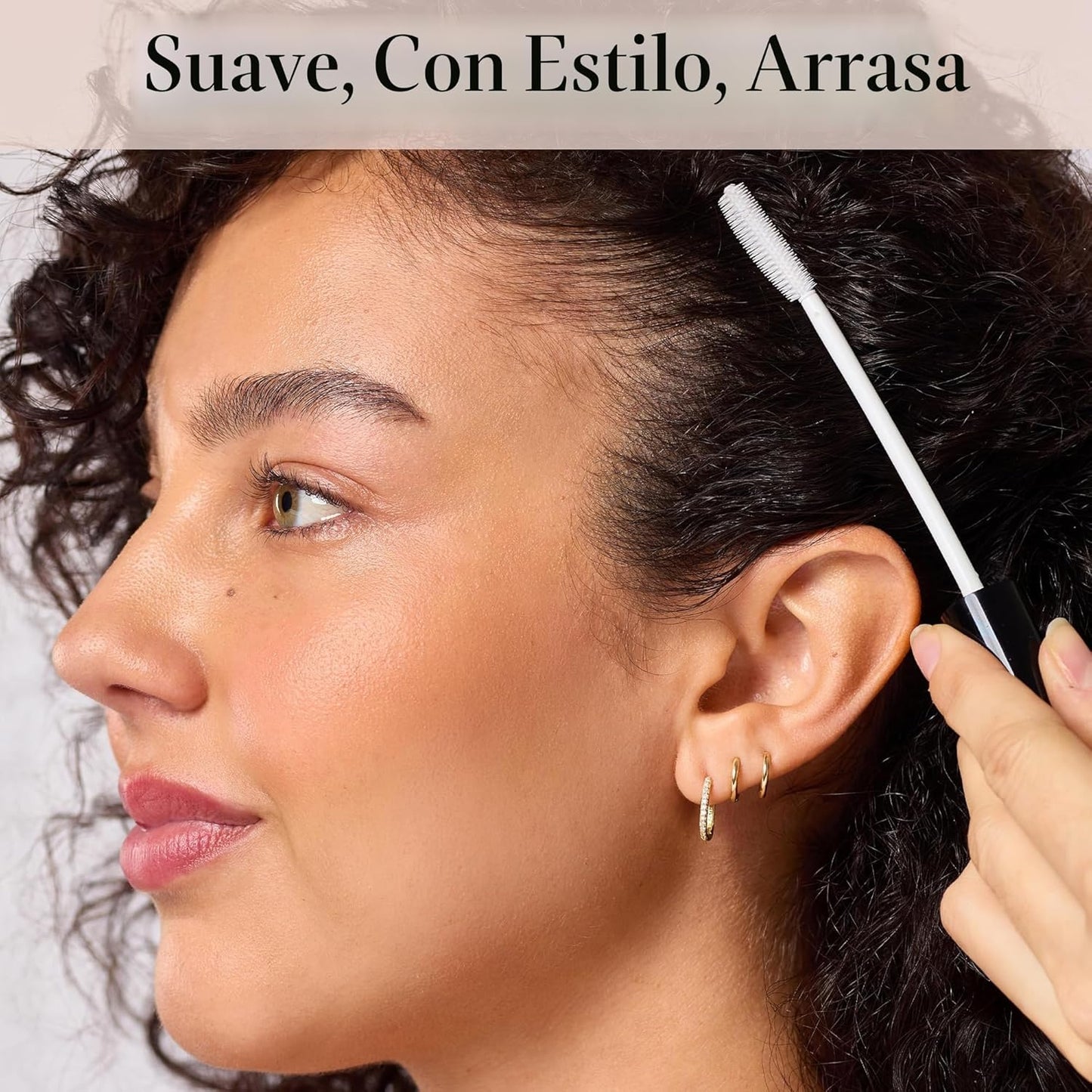 Kitsch Cepillo para cabello con frizz - Varita domadora con biotina...