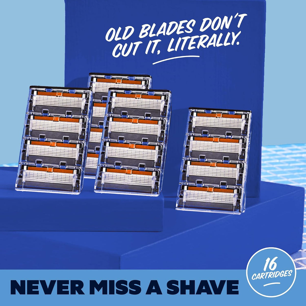 Dollar Shave Club - 6 repuestos de maquinilla de afeitar (16 unidad...