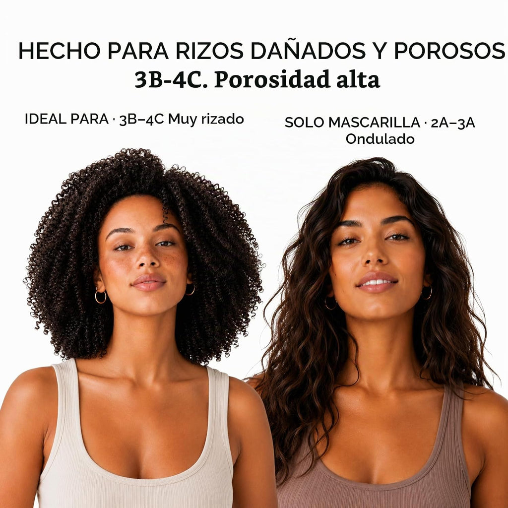 Etniker Amazonia Crema para rizos y mascarilla reparadora profunda...