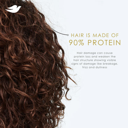 Dove Acondicionador de coco e hidratación para cabello seco con tecnología de cuidado de bio-proteínas y aceite de coco, 28 onzas líquidas