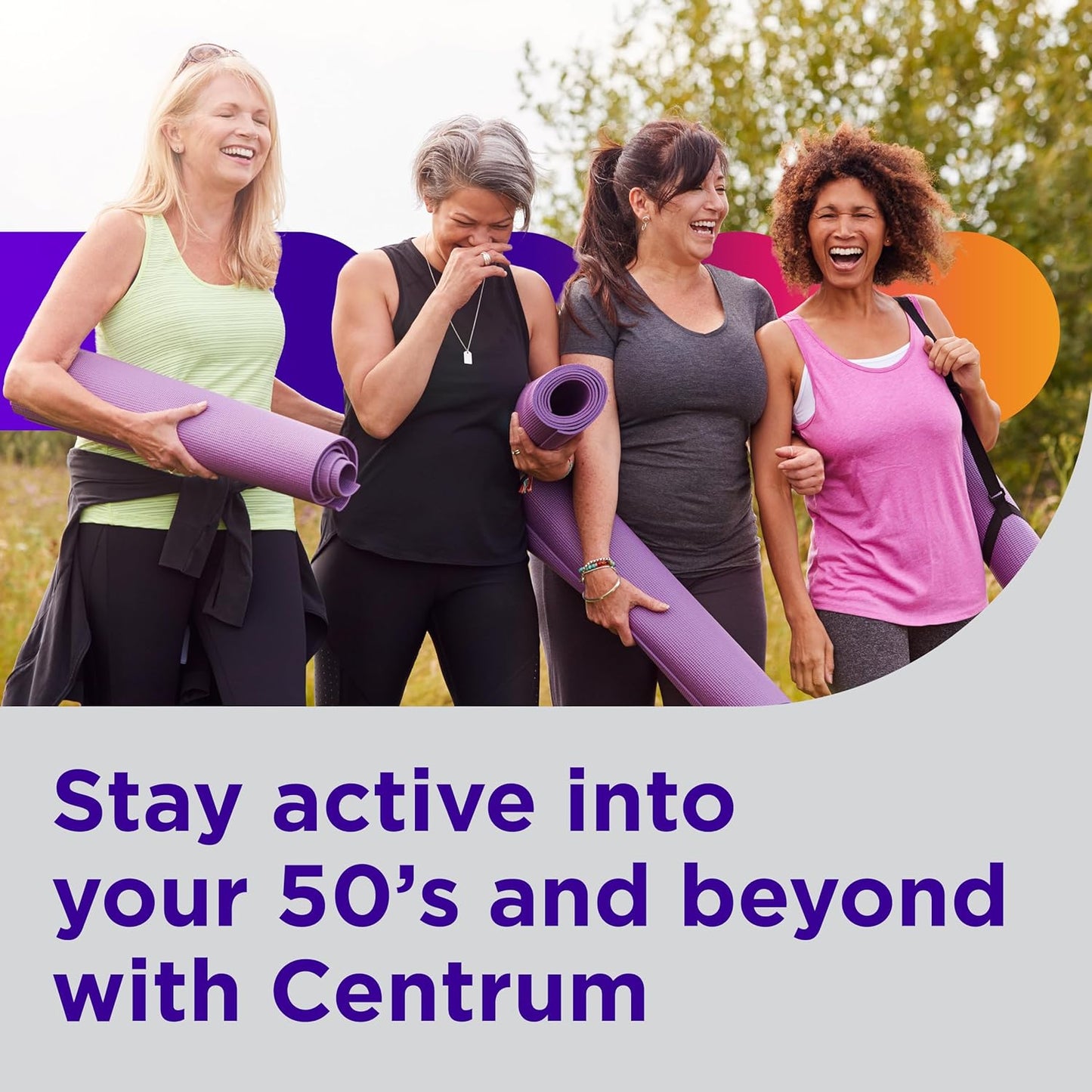 Centrum Silver - Multivitamínico para mujeres 50 Plus, suplemento m...