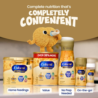 Enfamil NeuroPro Fórmula para Bebés, Dúo de DHA y MFGM para Apoyar...