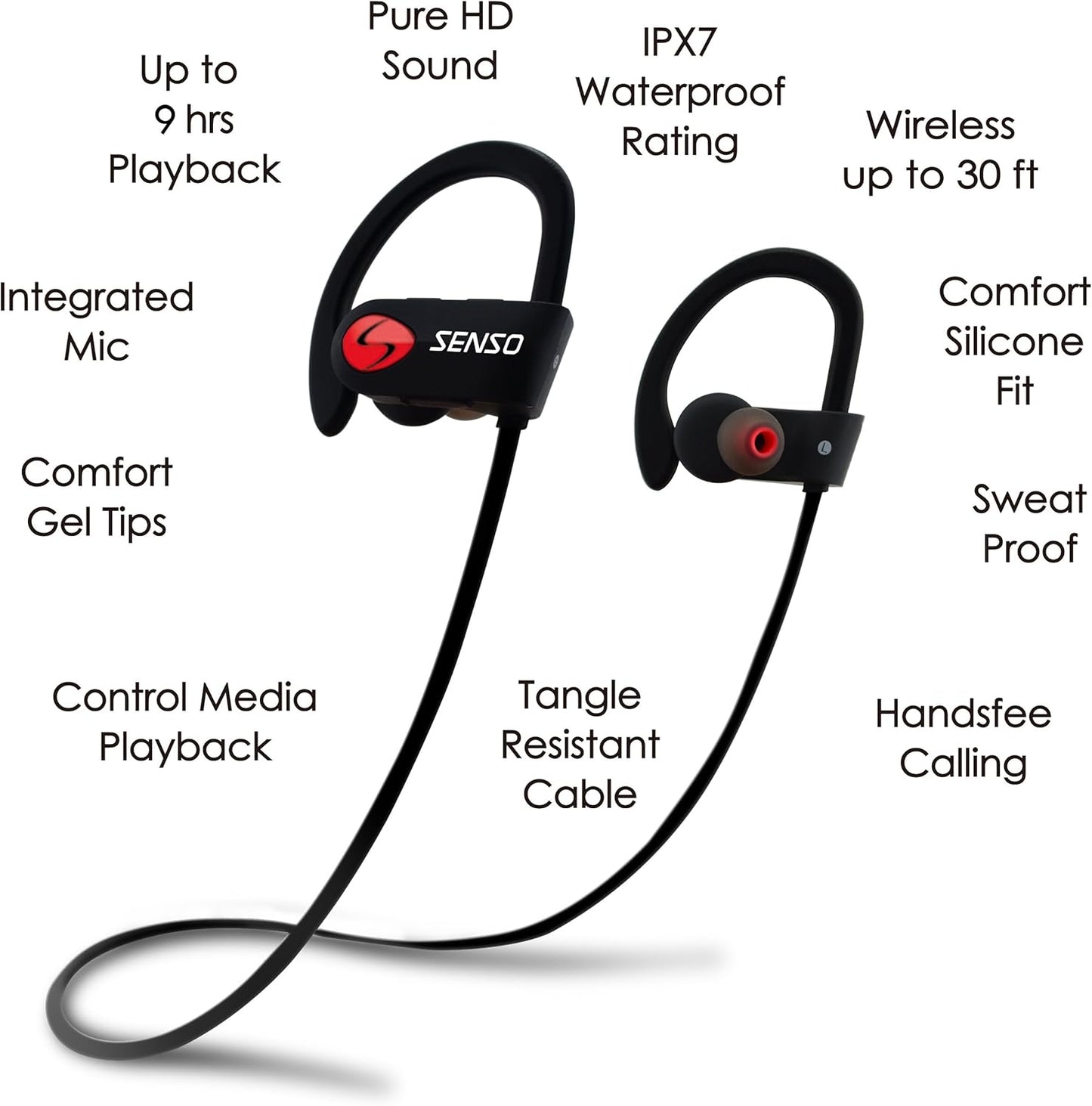 Los auriculares SENSO ActivBuds con Bluetooth, los mejores auricula...