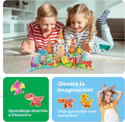 PicassoTiles - Juego de 38 piezas de bloques de construcción con az...