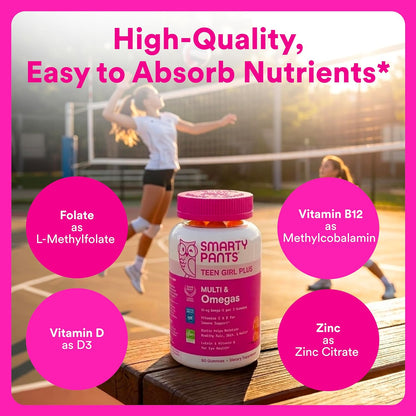 SmartyPants Gomitas Multivitamínicas para Niñas Adolescentes - Fórm...