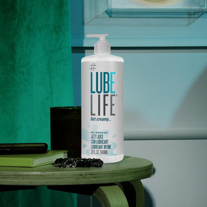 LubeLife Jizzy Juice - Lubricante grueso y cremoso para hombres, mu...