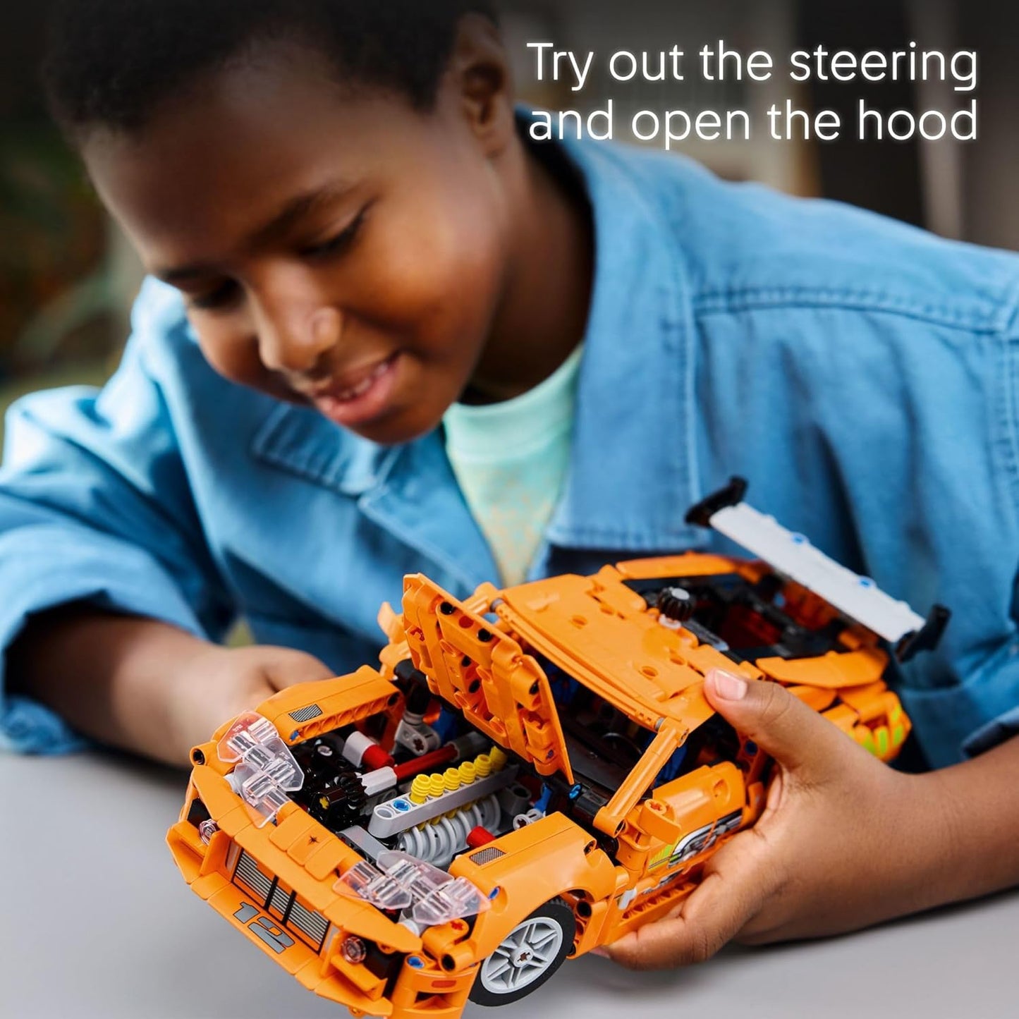 LEGO Technic Fast and Furious Toyota Supra MK4 Kit de construcción - Auto de juguete para niños, niños y niñas, a partir de 9 años - Regalo creativo para fanáticos de Fast and Furious - Detalles de