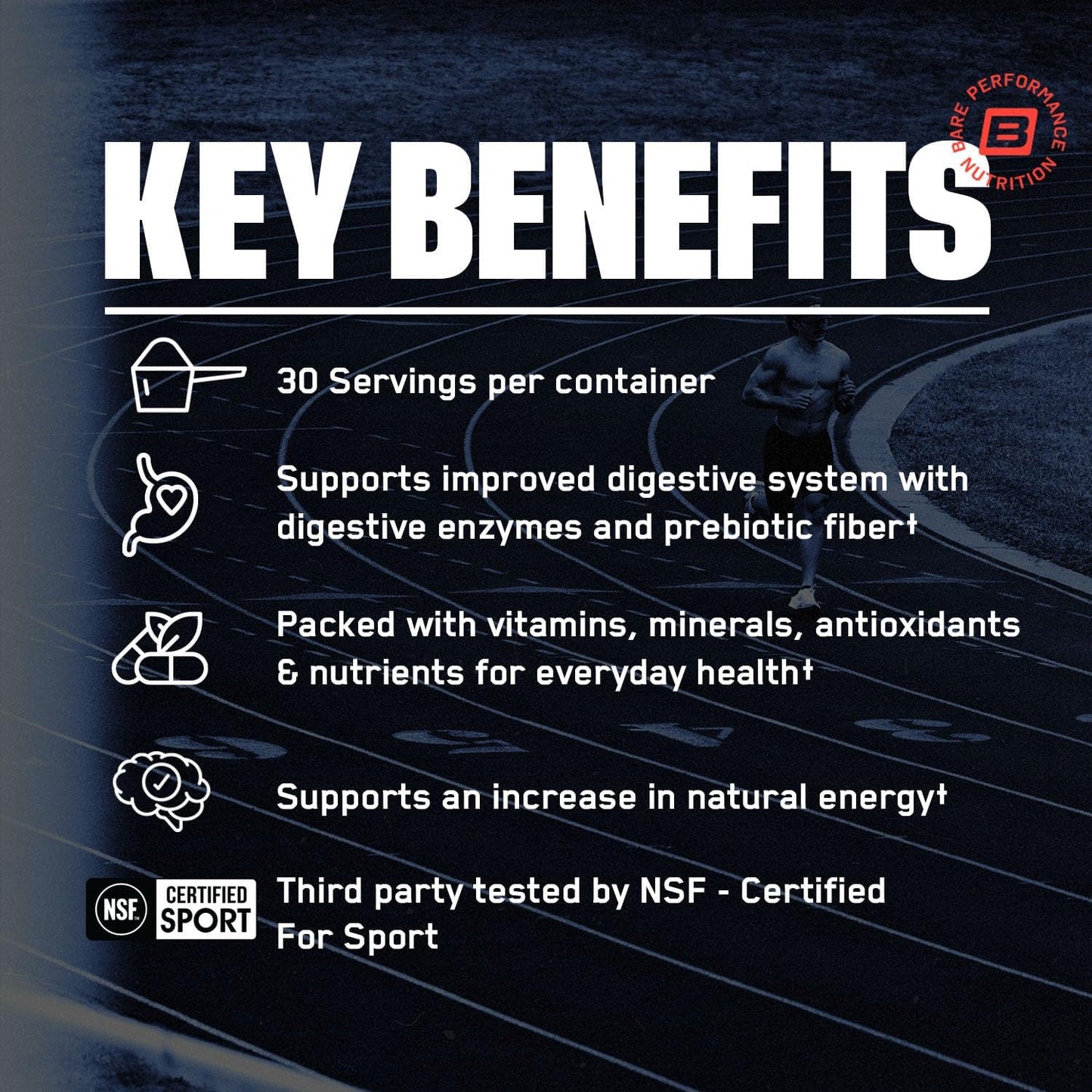 Bare Performance Nutrition, Strong Reds - Superalimento en polvo, s...