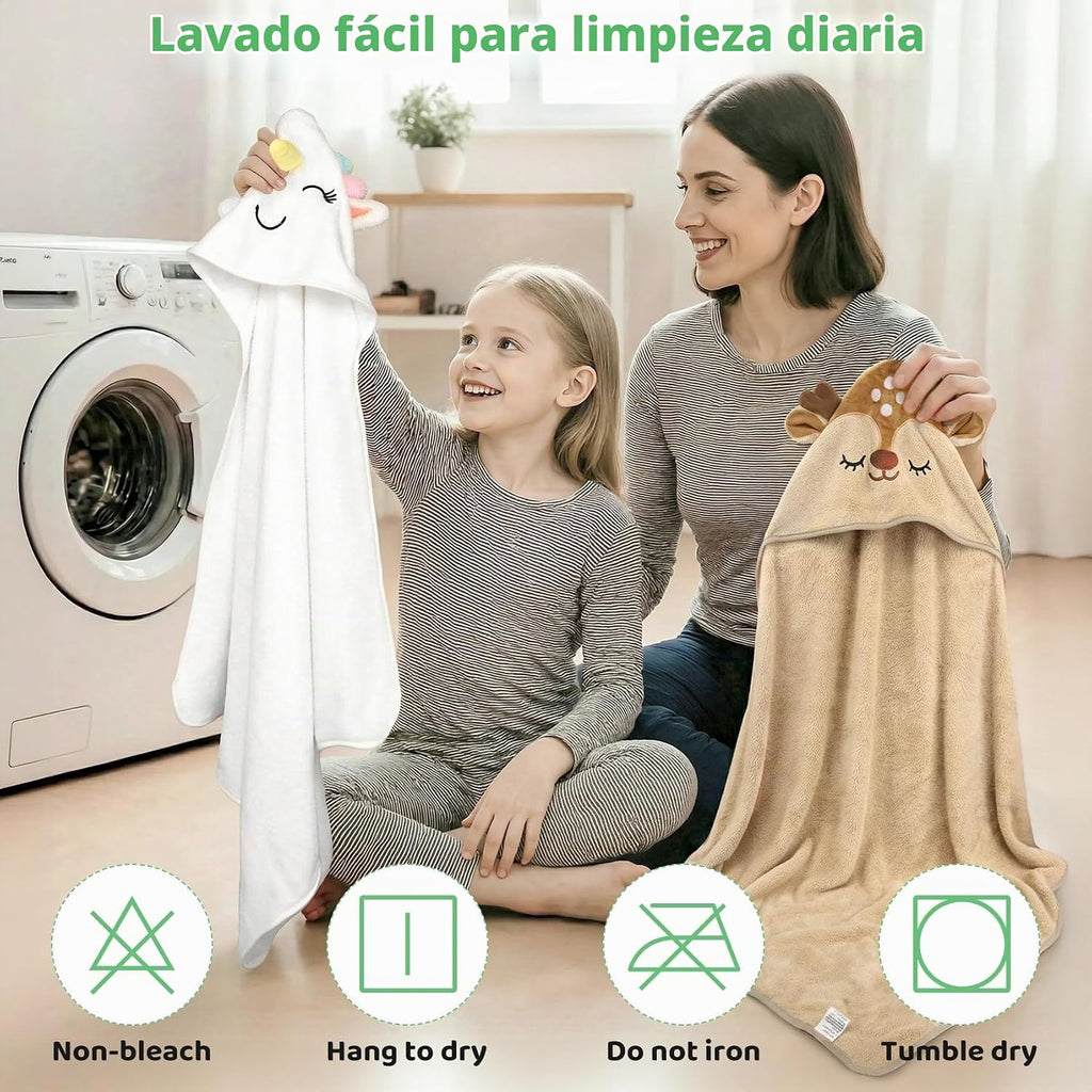 9 toallas de baño para bebés para recién nacidos (dinosaurio, unico...