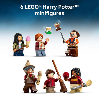 LEGO Harry Potter Suministros de Quidditch de Calidad y Heladería - Juguete para Niños - Set de Construcción del Callejón Diagon para Niños y Niñas de 8+ - Coleccionable de Harry Potter - Idea de