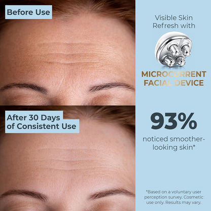 DEZALON Dispositivo facial de microcorriente, herramienta de masaje...