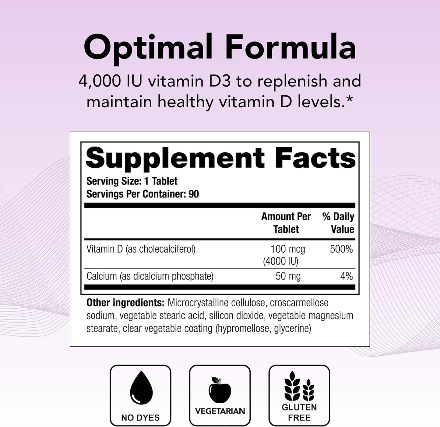 Theralogix Thera-D 4000 Suplemento de vitamina D \u2013 4,000 UI (1...