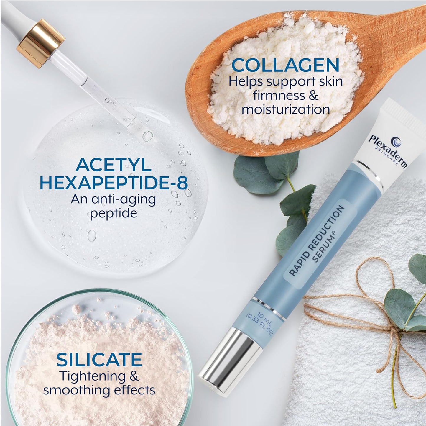 Plexaderm Suero de ojos de reducción rápida: reduce visiblemente la...