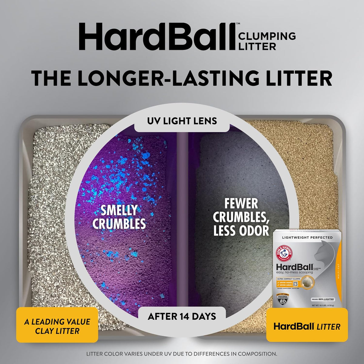 ARM &amp; HAMMER Hardball Arena Ligera de Platino Multi-Gato Aglome...