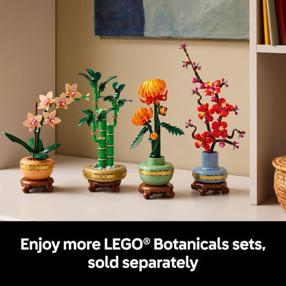 LEGO Botanicals - Set de Construcción Mini Orquídea - Artificial, Orquídea Falsa para Decoración del Hogar, Adultos de 18+ Años - Regalo para Cumpleaños - Decoraciones de Plantas de Interior para Mesa