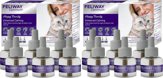 FELIWAY Optimum - Recambios calmantes para gatos de 30 días para di...