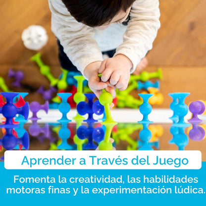 Set de principiantes Fat Brain Toys squigz, 24 piezas.