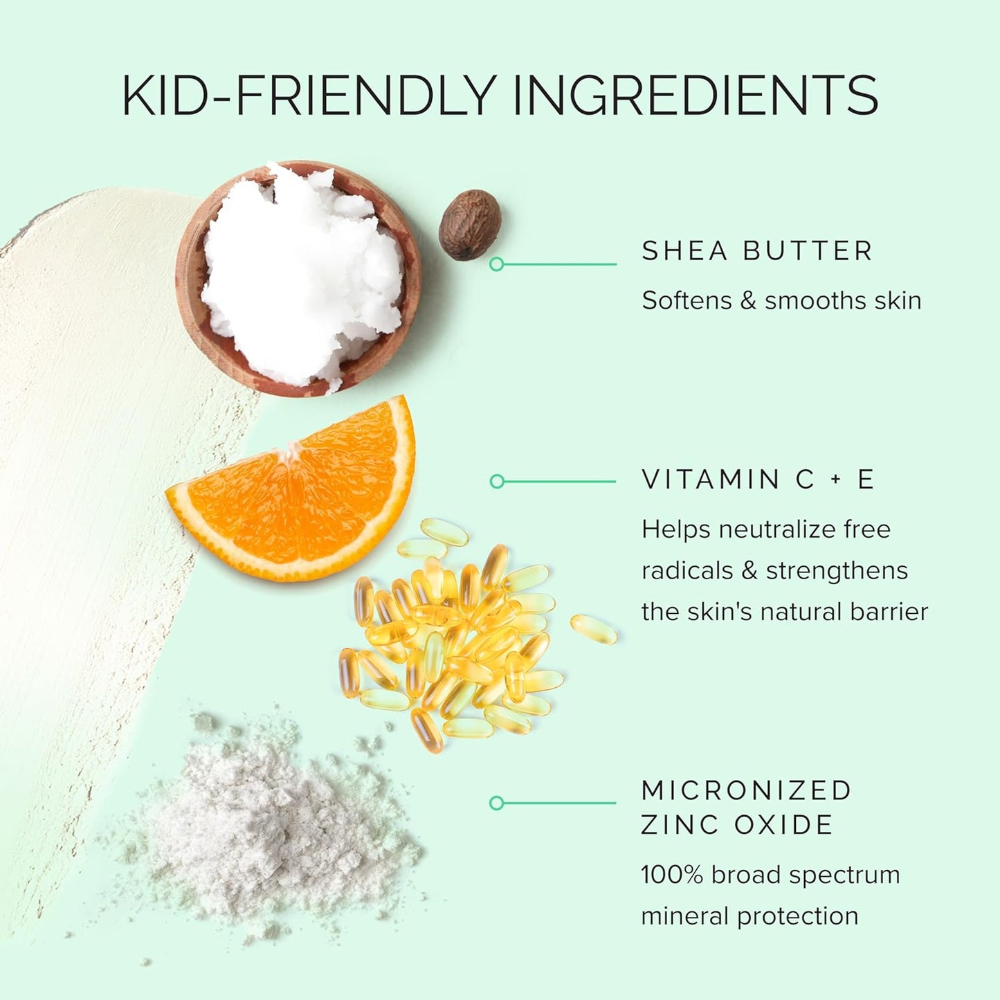 MDSolarSciences Mineral KidStick SPF 40, protector solar suave en b...