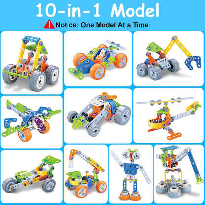 Juguetes STEM 10 en 1 para niños de 4, 5, 6, 7, 8 años, regalos de...