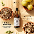 Aceite para cabello Fable &amp; Mane - Suero fortalecedor HoliRoots...