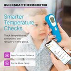 Termómetro inteligente Kinsa QuickScan - Termómetro digital sin con...