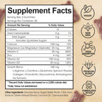 Gomitas de vitamina para aumentar el crecimiento de la altura, calc...