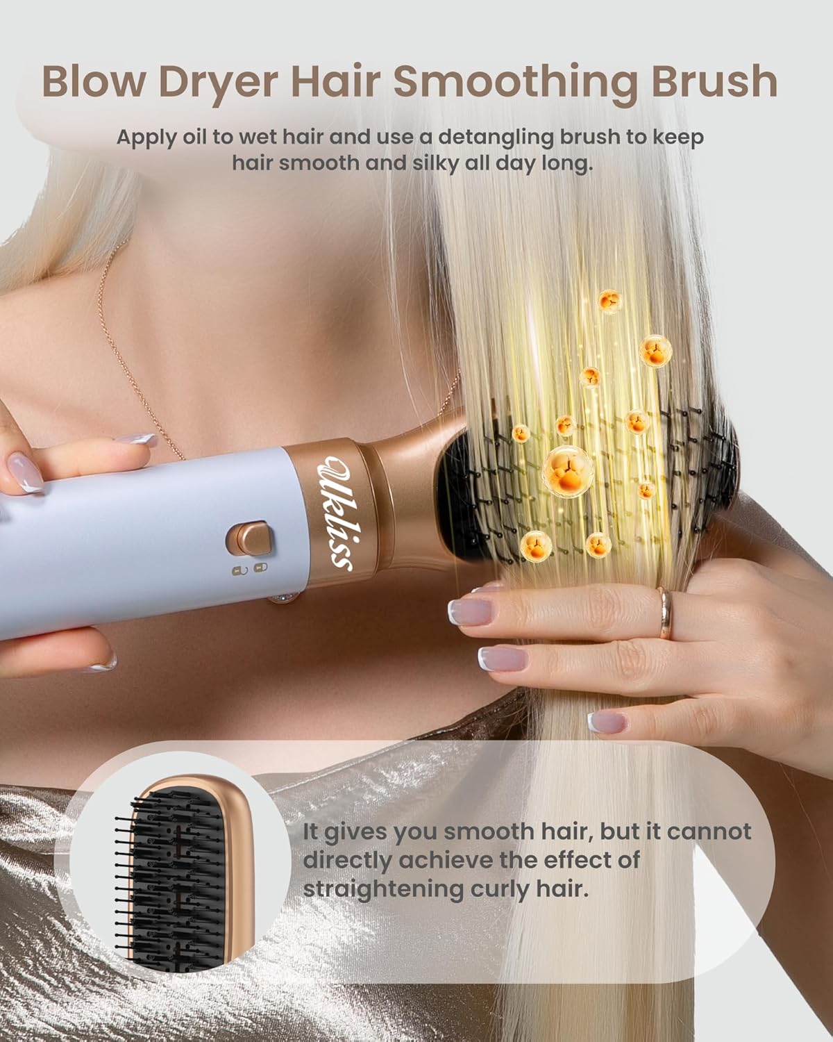 Regalo para mujeres: cepillo de secado automático 6 en 1 | Estiliza...