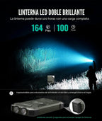 BLAVOR Banco de energía solar de 10,000 mAh, cargador inalámbrico p...